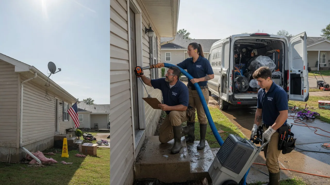 Ceiling Water Damage Restoration in Wellsville, UT near me